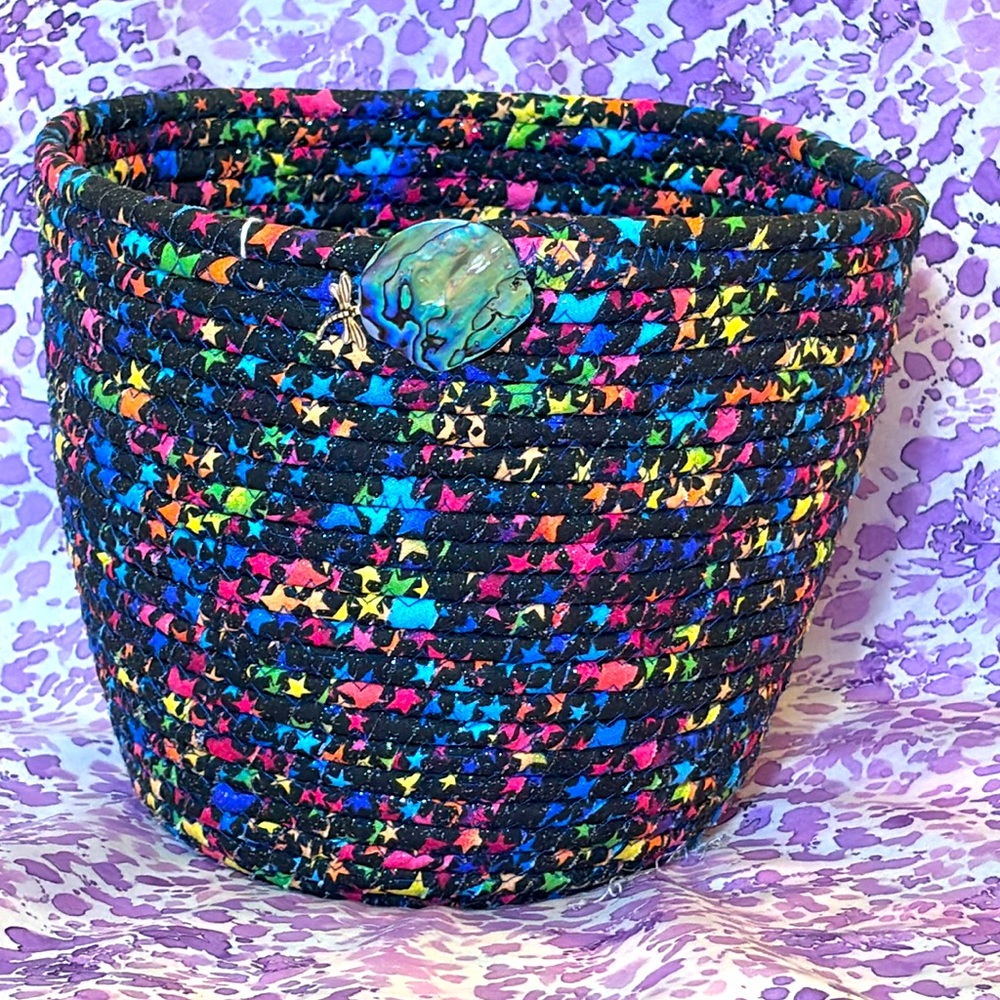 Handmade rope basket